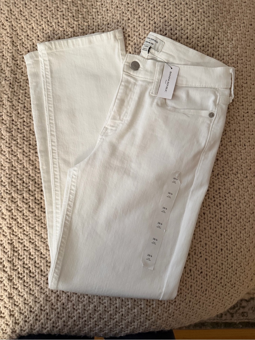Banana Republic Slim Mid-Rise Jeans